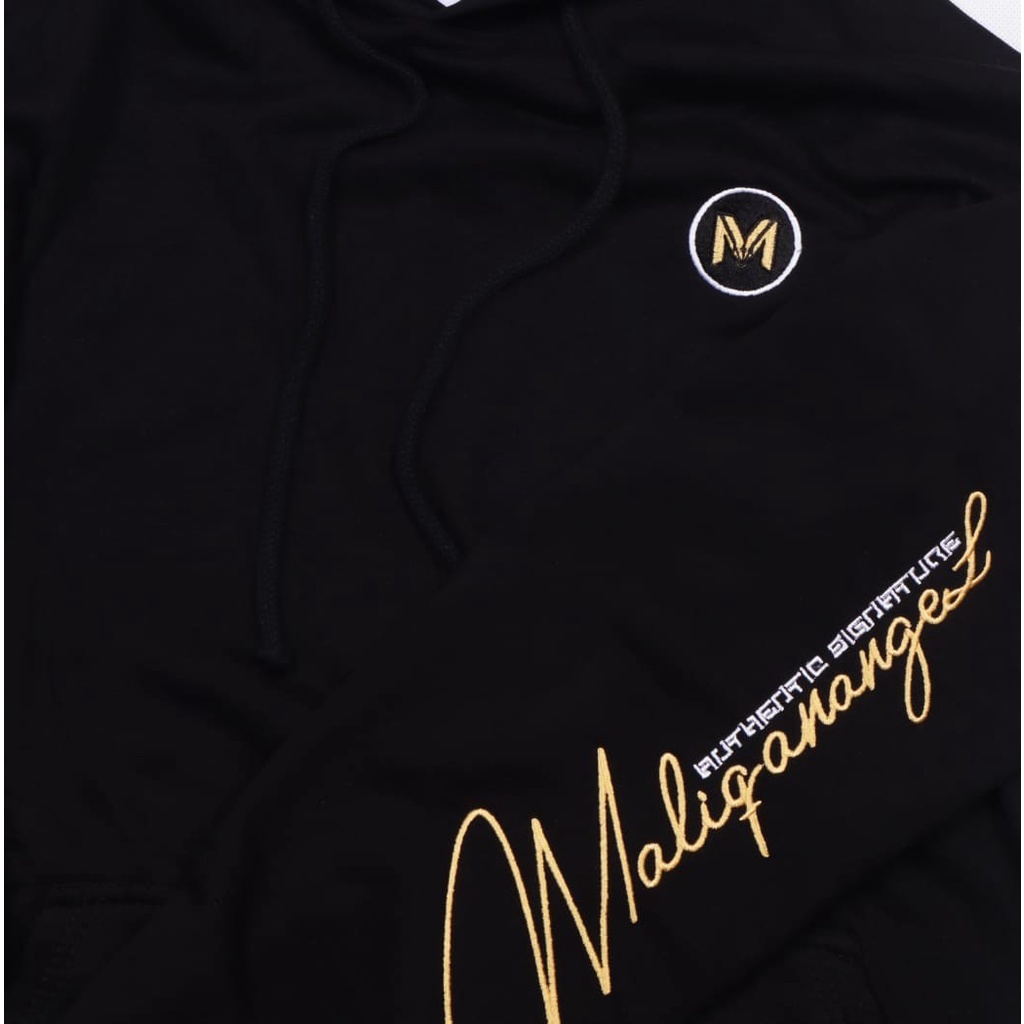 Jaket Sweater Hoodie M.A. HAND LATIN – Black Edition Fashion Trendy Casual Pria Good Brand Quality S