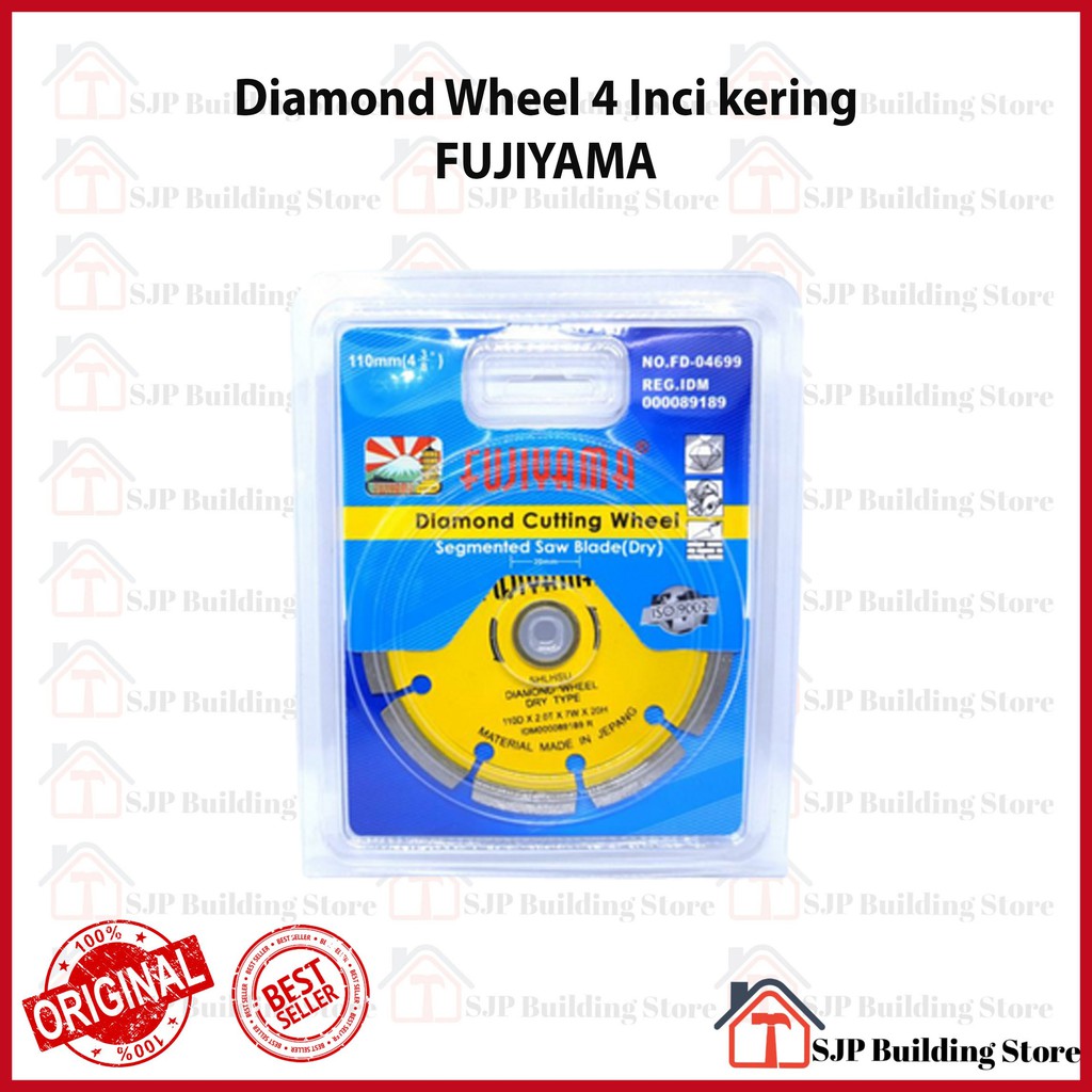 Pisau potong keramik Fujiyama (Diamond cutting wheel) Kering