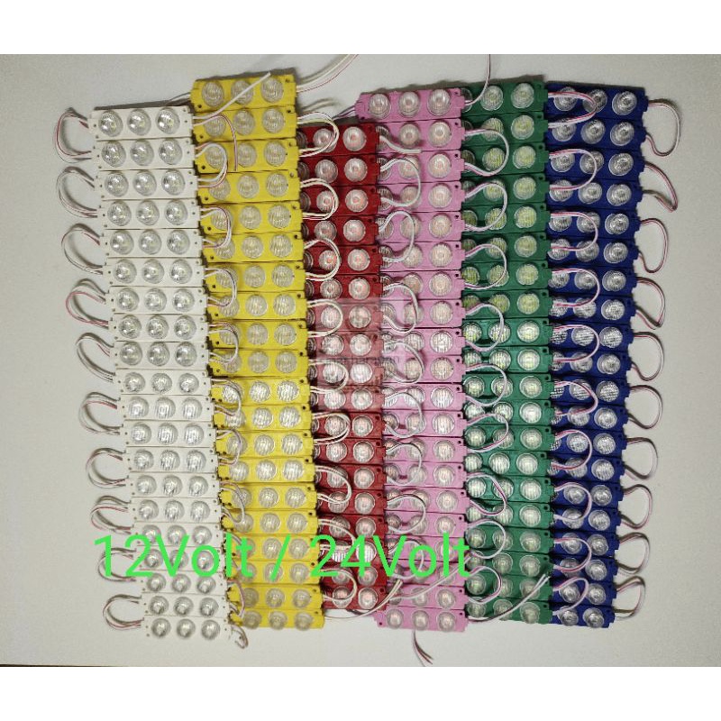 Lampu LED Module  1mata 1,5W/3mata 3W/6mata 6W /12 &amp; 24 Volt / LED