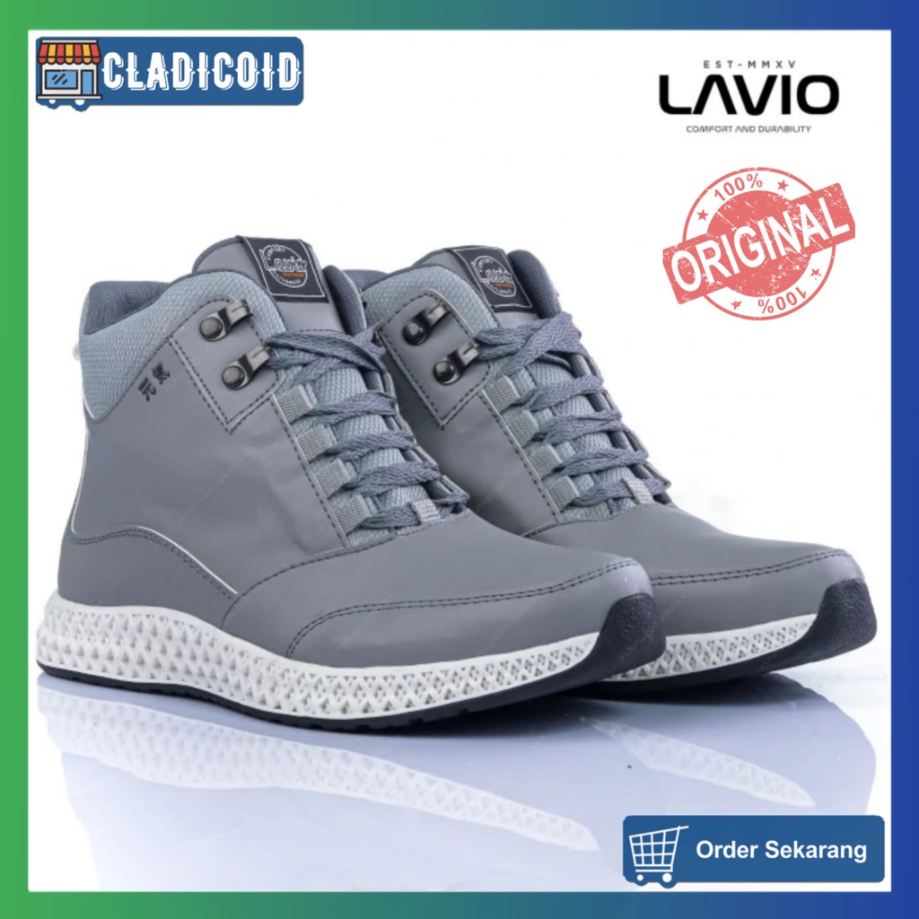 Sepatu Sneakers Outdoor Running Pria Lavio Euro Original Bahan Premium Nyaman dan Anti Slip