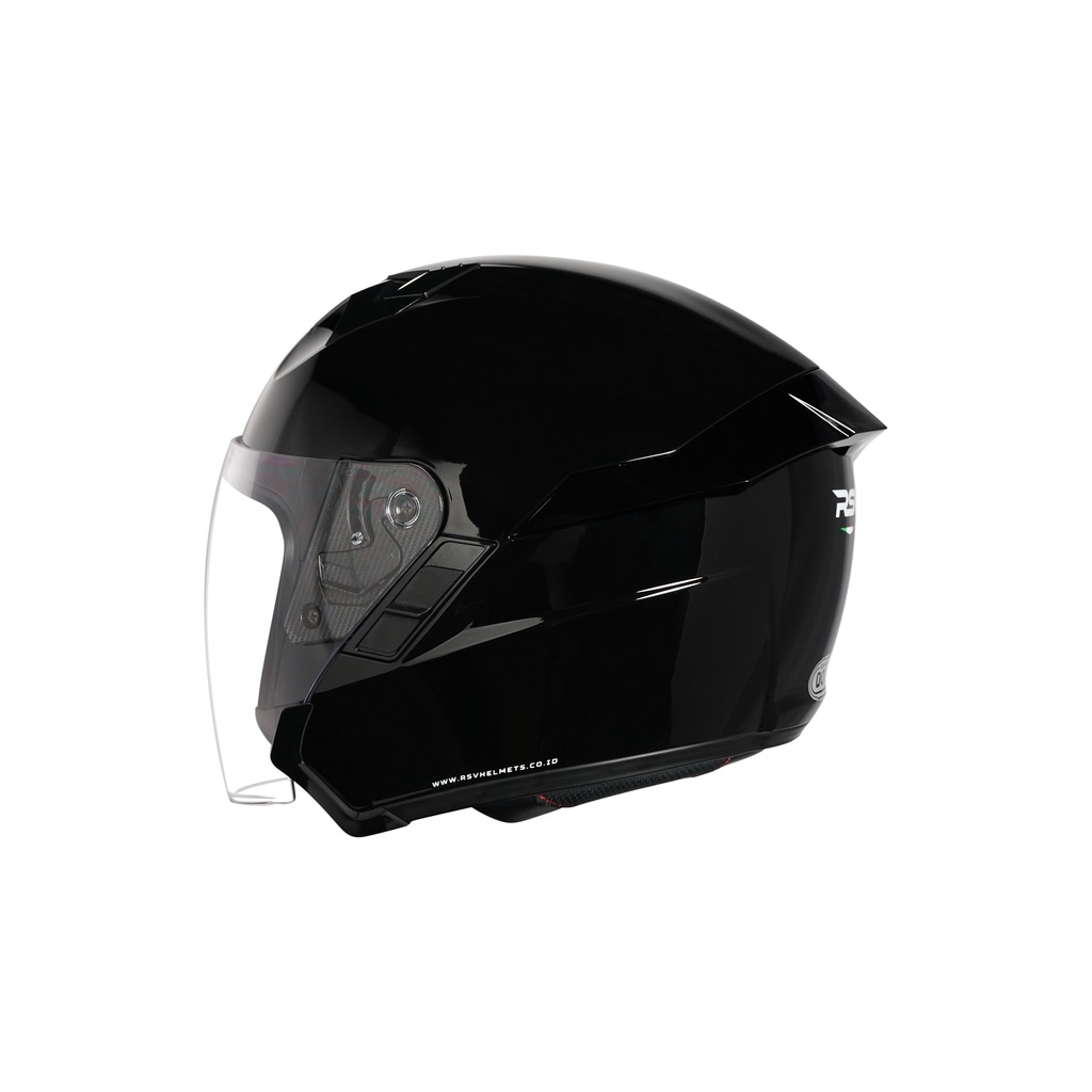 HELM RSV SV300 BLACK GLOSSY BUNDLING VISOR DARKSMOKE / IRIDIUM SILVER