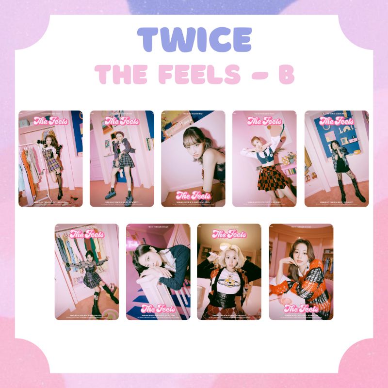 [TWICE] PHOTOCARD TWICE THE FEELS ‼️BACA DESKRIPSI‼️