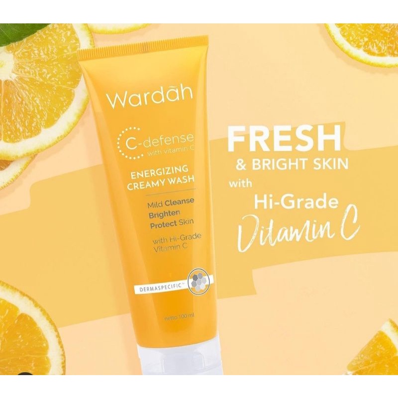 Wardah C Defense Energizing Creamy Wash 100 ML