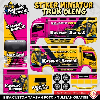  STIKER MINIATUR TRUK OLENG  Shopee Indonesia