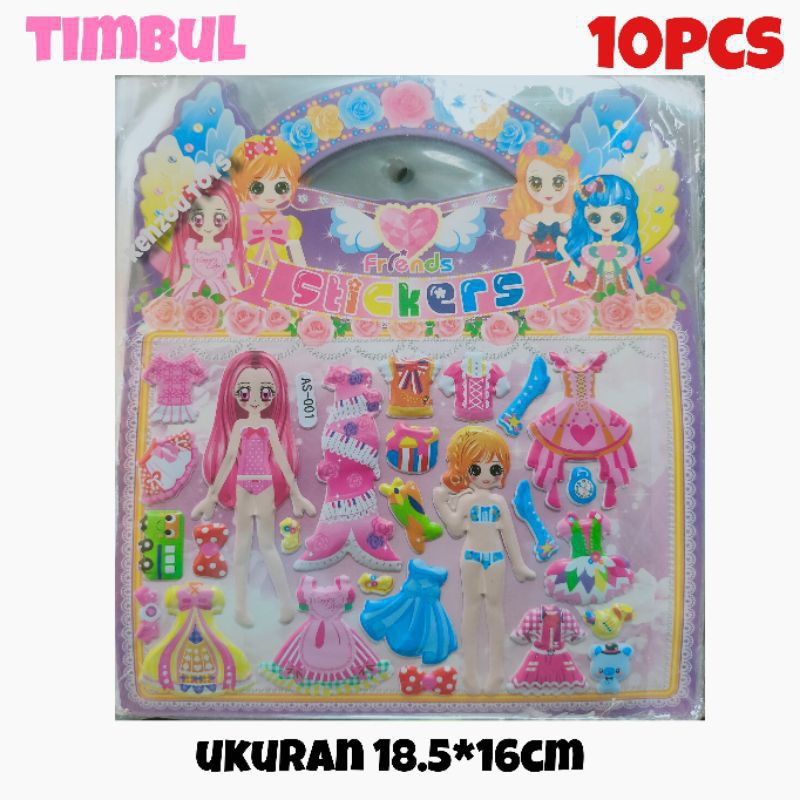 

OBRAL Stiker Timbul Ukuran Tanggung 10 pcs