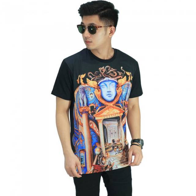 KAOS PRINTING VERSACE ROMA KAOS PRIA KAOS PRINTING