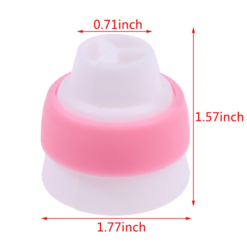 Adapter Nozzle Icing Piping Bag Gaya Rusia Untuk Cupcake