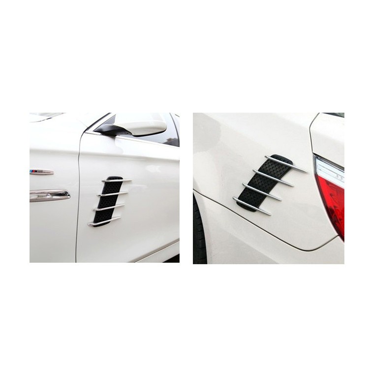 Stiker Comers Air Flow Chorme Mobil Sport