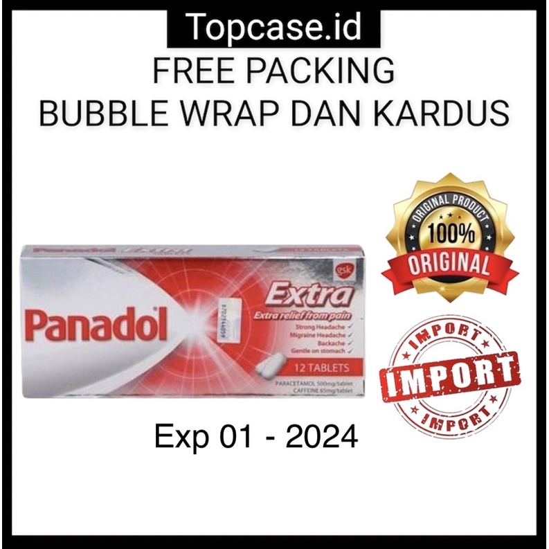 Panadol Extra Malaysia 12 Tablets