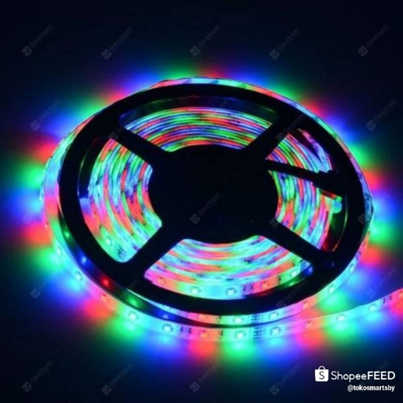 LED Strip RGB 5050 Warna Warni Running Nyala Otomatis