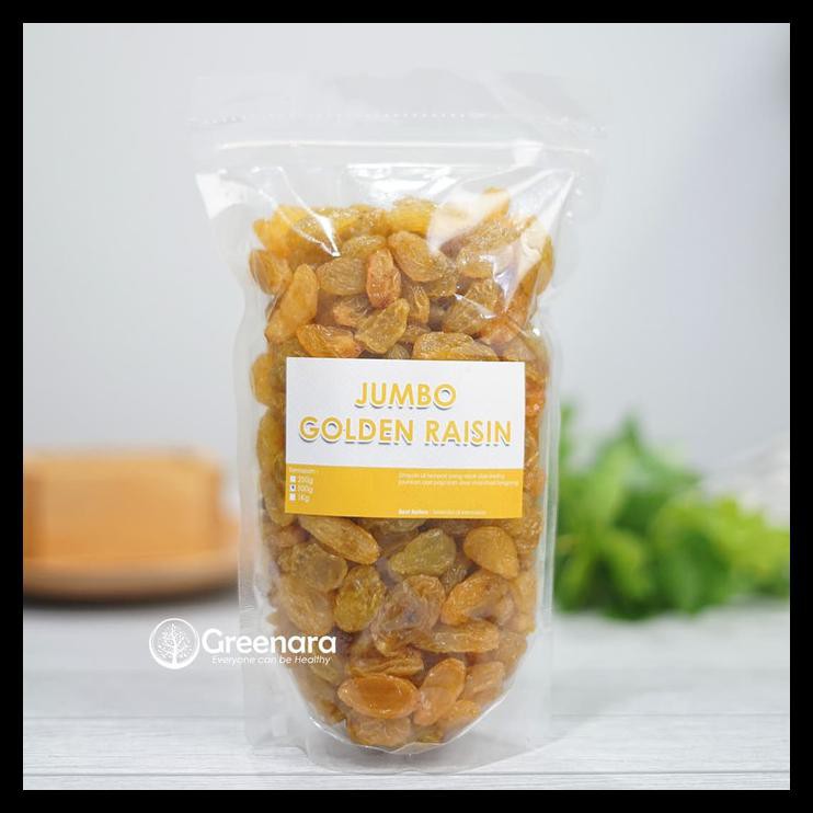 

BEST SELLER Jumbo Golden Raisin 500gr / Kismis
