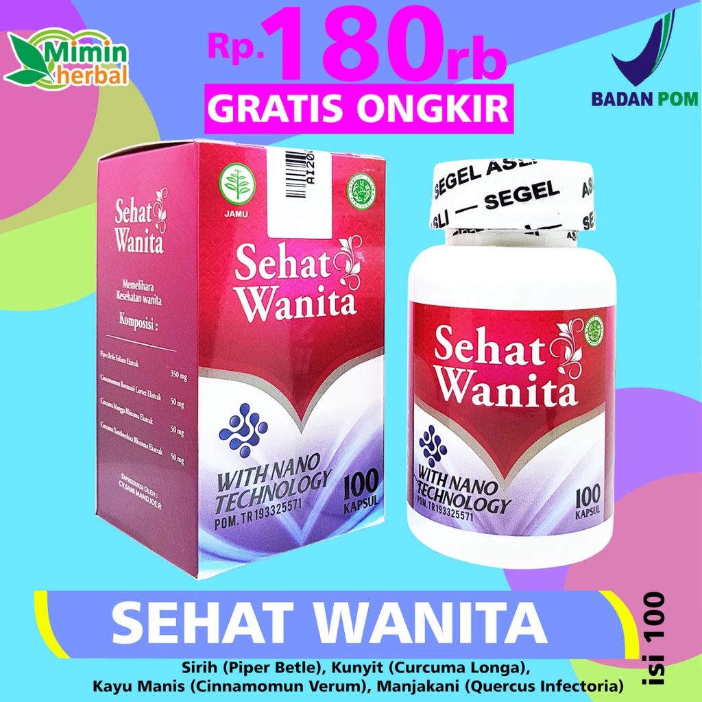 Sehat Wanita 100% Original-Atasi Keputihan