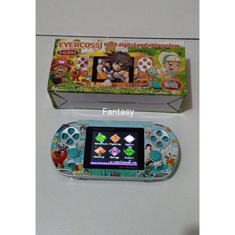 GAME PVP PORTABLE EVERCOSS 16BIT NINTENDO