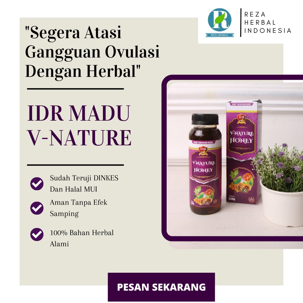 Obat Gangguan Ovulasi - IDR Madu V-Nature