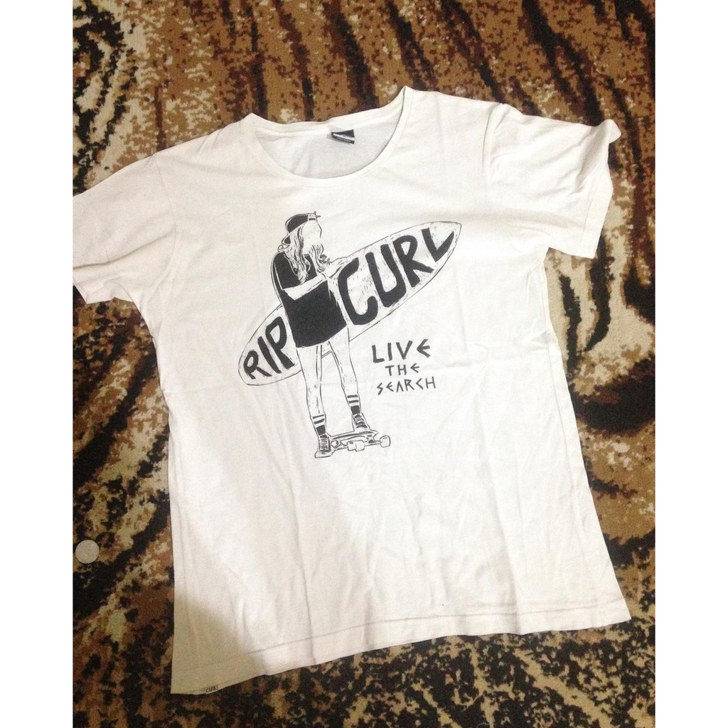 kaos rip curl/ripcurl second original authentic