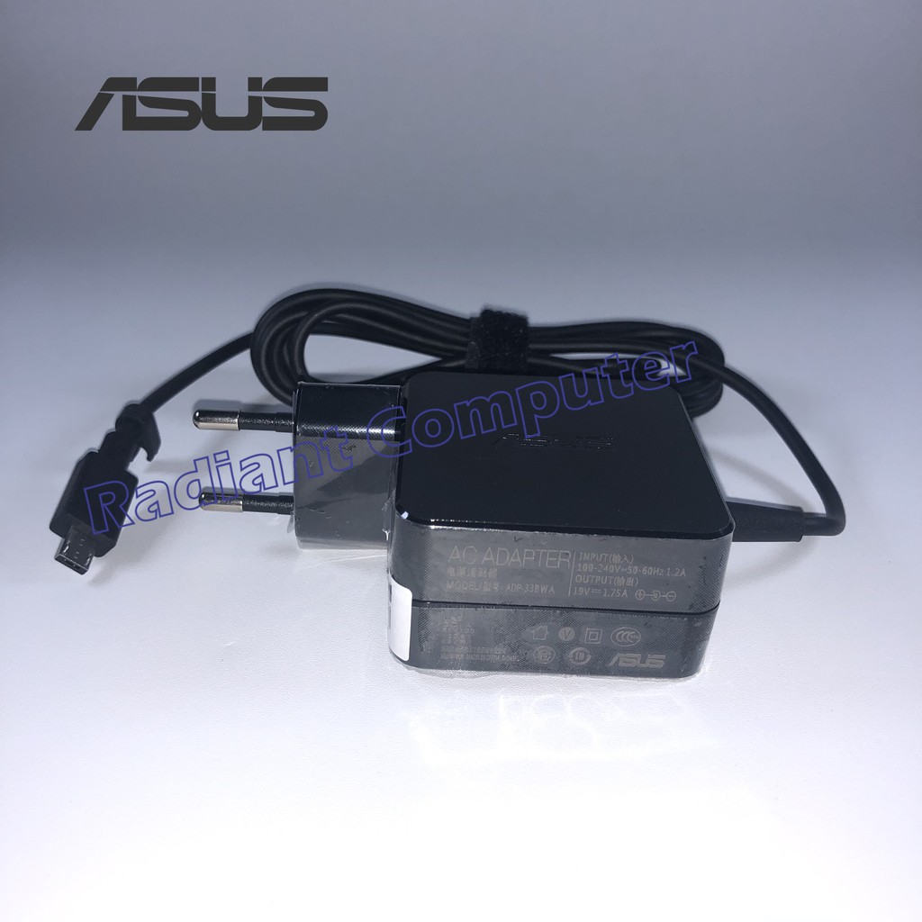 Adaptor Charger Origial Asus 19V 1.75A Colokan Kotak