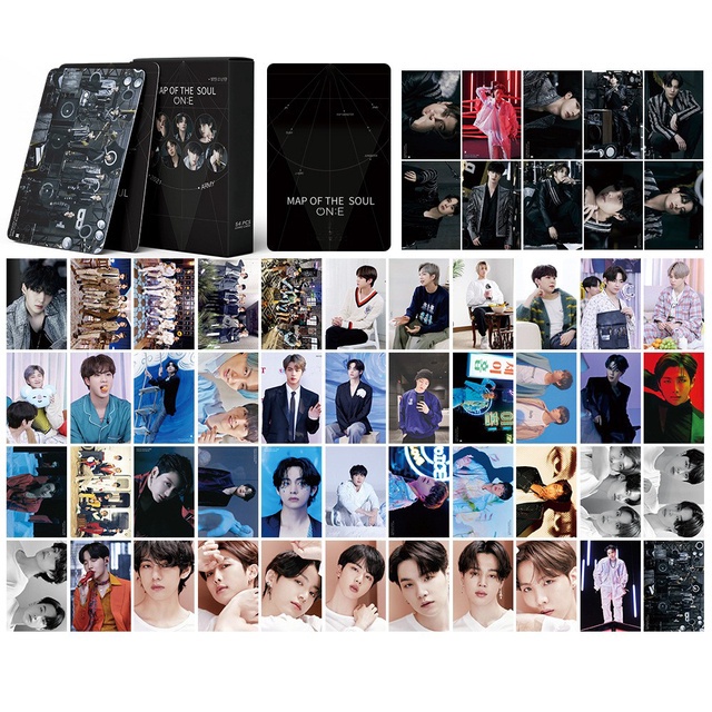 55pcs / Set Kartu Pos Lomo Foto KPOP Bangtang Boys Season 's Ablum 2022