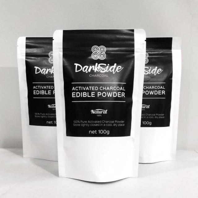 

Darkside Charcoal - Edible Powder 100 gr 10pcs