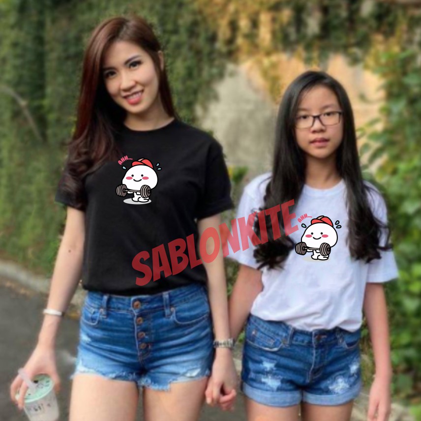 MURAH!!! SK508 KAOS PENTOL QUBY BAHAN COMBED 30S UNISEX CEWE COWO