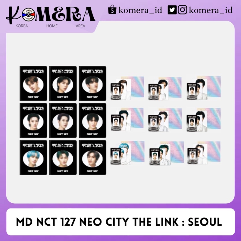 MD MERCHANDISE NCT 127 NEO CITY THE LINK SEOUL KOLBUK COLLECT BOOK DECO SET