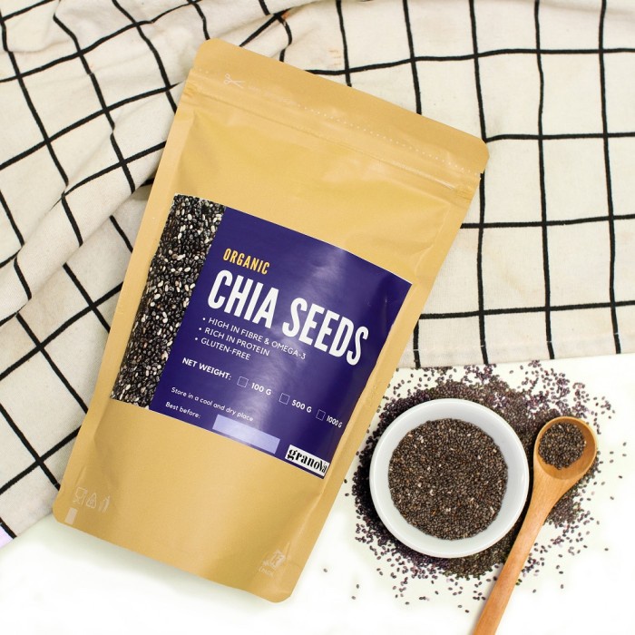 

Q12 Granova - Buy 1 Get 1 - Organic Premium Chia Seed Halal 100G Dw51qs