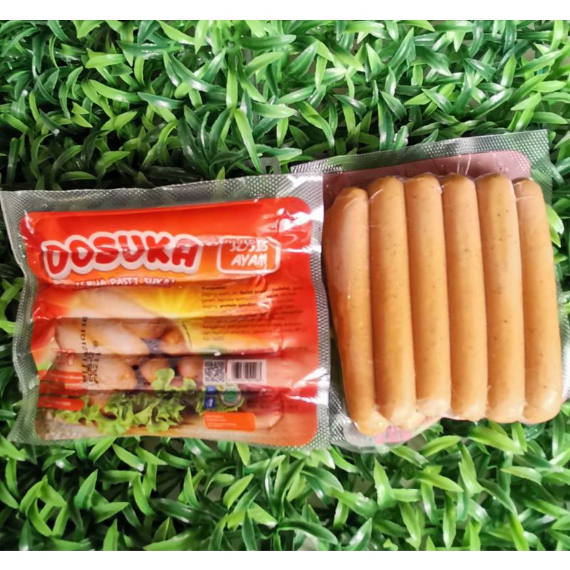 

Dosuka Sosis Ayam isi 12 berat 300gr