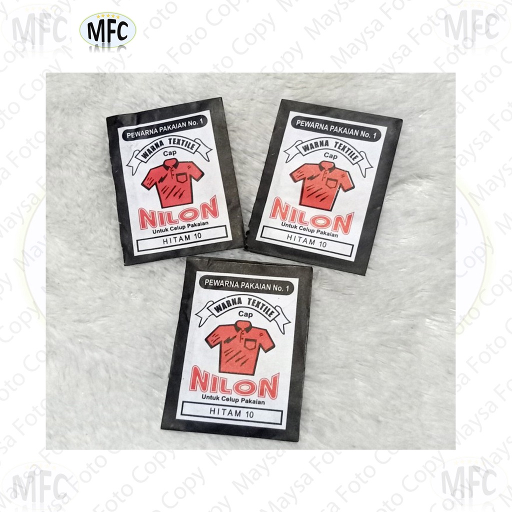 Pewarna pakaian wantex nilon 1 HITAM