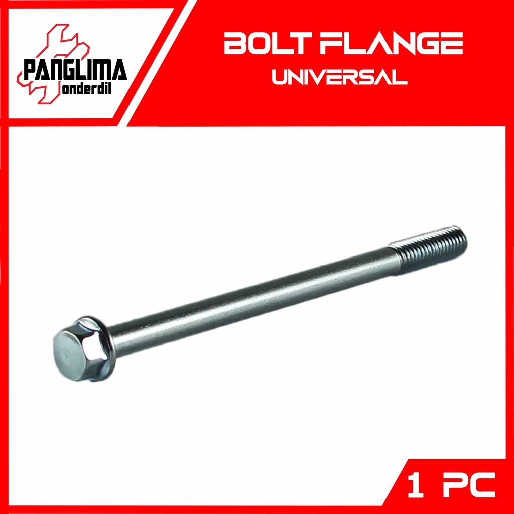 Bolt Flange M6x90 - 6x90 K8-Kunci 8 Baut-Baud Topi