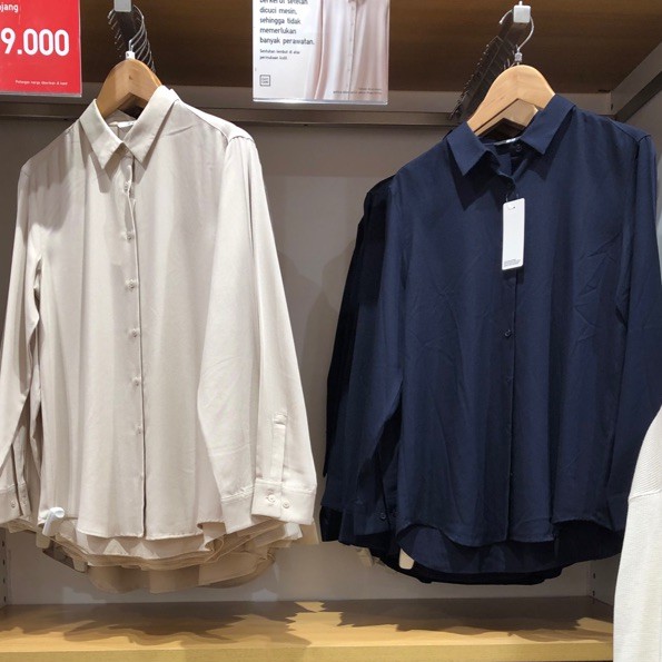 JASTIP UNIQLO_Kemeja wanita