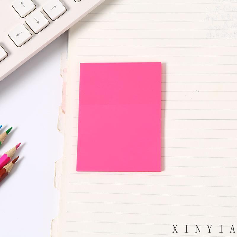 Xia.id 50PCS Stiker Transparan Fluorescent Tanpa Cover