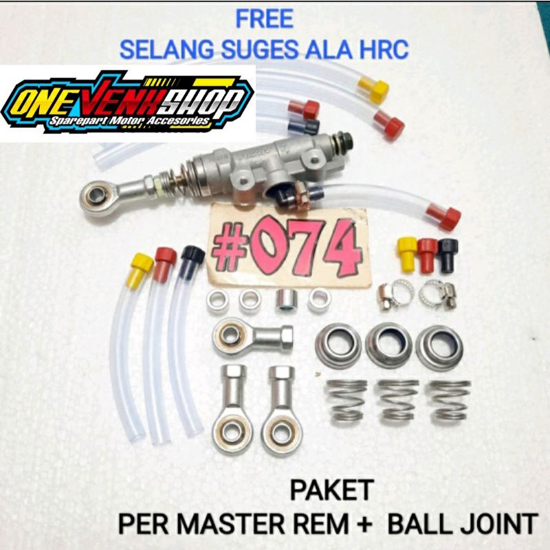 PAKET PER MASTER REM DAN BALLJOINT FREE SELANG SUGEST 10CM PNP SEMUA MASTER REM RCB, KTC, NISSIN, BREMBO