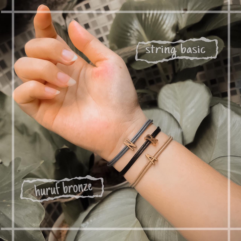 Bracelet/Gelang Custom Huruf/Inisial