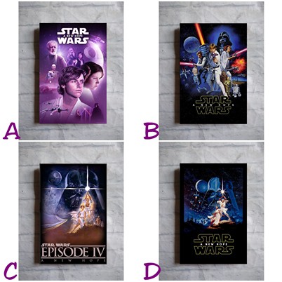 Poster film Star Wars A New Hope Episode IV hiasan dinding Poster film Star Wars A New Hope Episode IV hiasan dinding