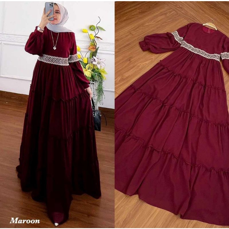 Gamis Ceruty Dress Sarah