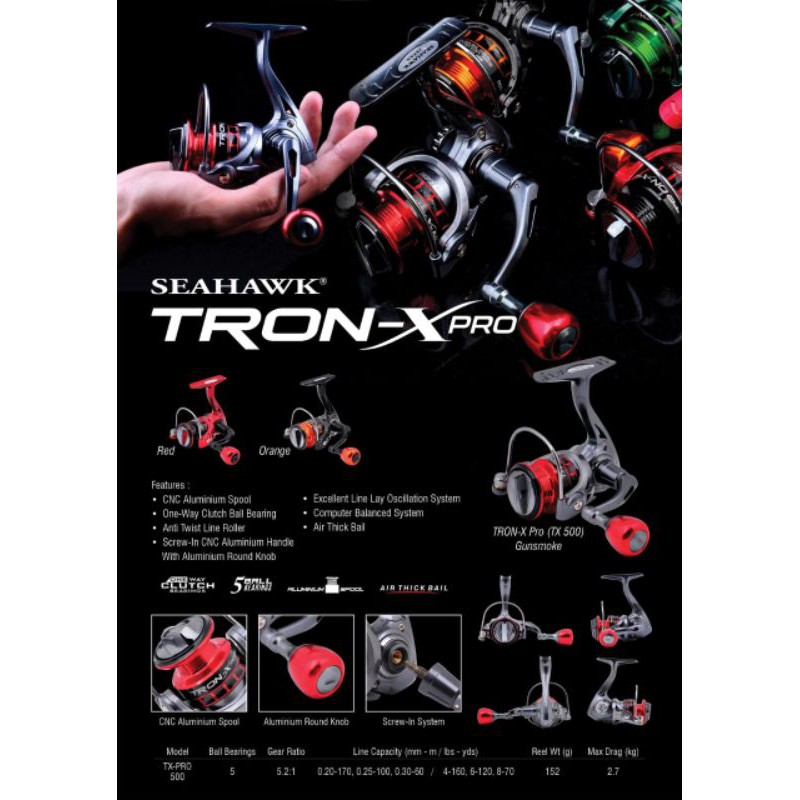 Reel SEAHAWK TRON-X PRO 500