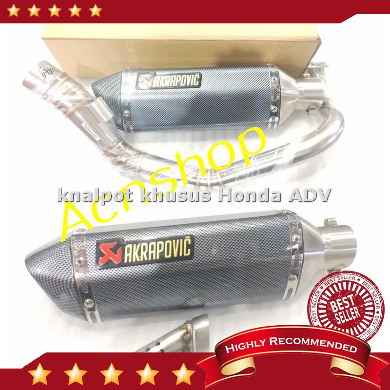 Termurah knalpot racing akrapovic honda adv