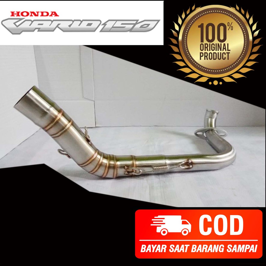 LEHER KNALPOT RACING VARIO 150 / LEHER ATAS KNALPOT FULL STEINLIS / LEHER KNALPOT