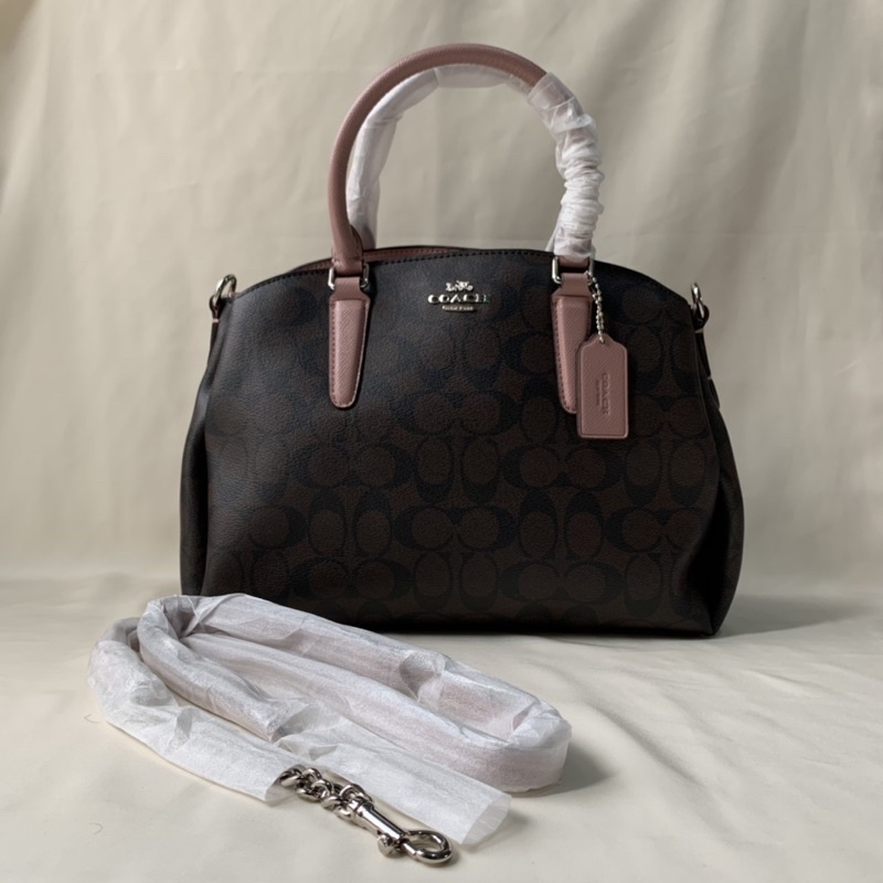 Coach Signature Sage Caryall Brown Rose( F31986)