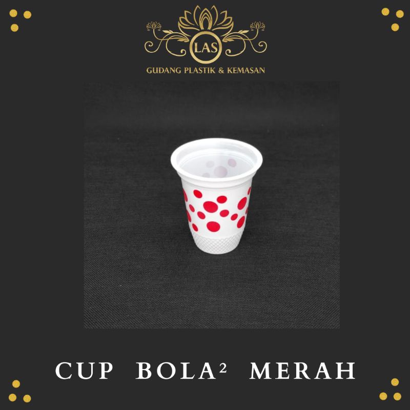 Cup Bola - Bola / Cup Motif / Cup Kecil Murah