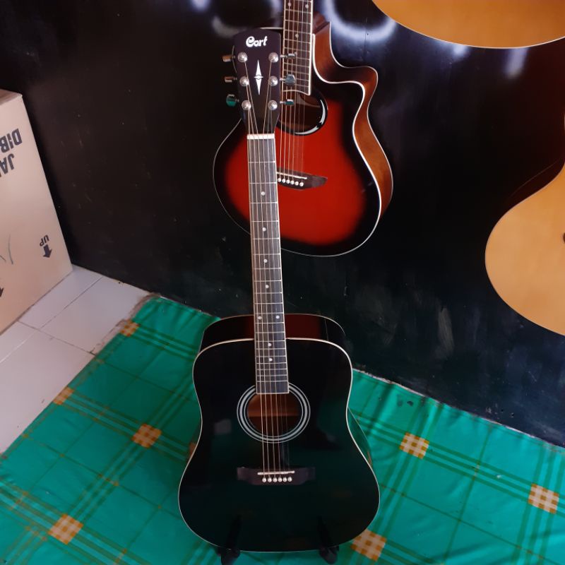 gitar akustik cort black