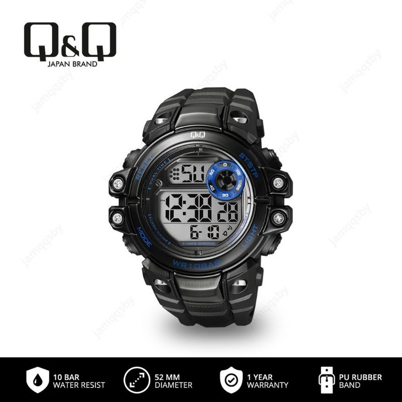 Jam Tangan Pria Q&amp;Q QnQ QQ M151 M151J Digital Original Water Resist