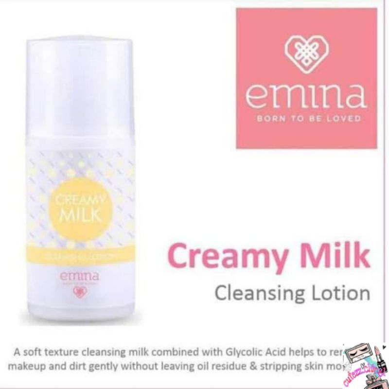 ☃Cutezz_Ching1☃Emina Creamy Milk Cleansing Lotion 50ml