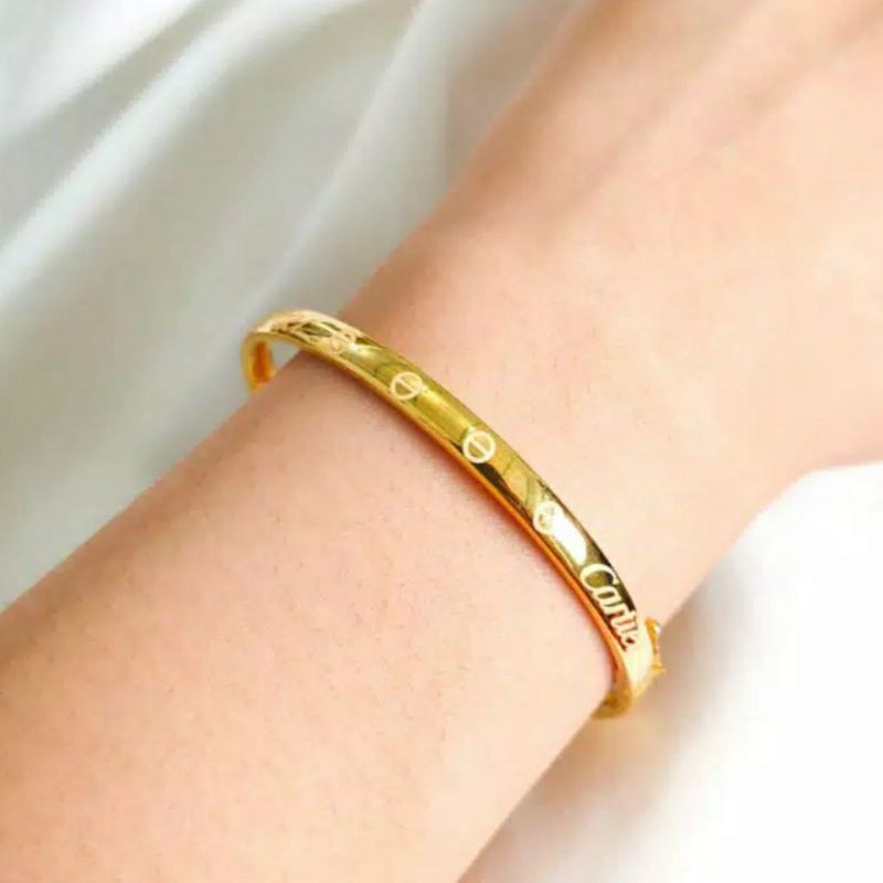 Gelang Branded bangle Emas asli