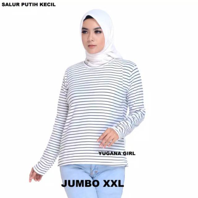 STEVI/ATASAN SALUR JUMBO BIG SIZE/BLOUSE STEVIE-REALPICT