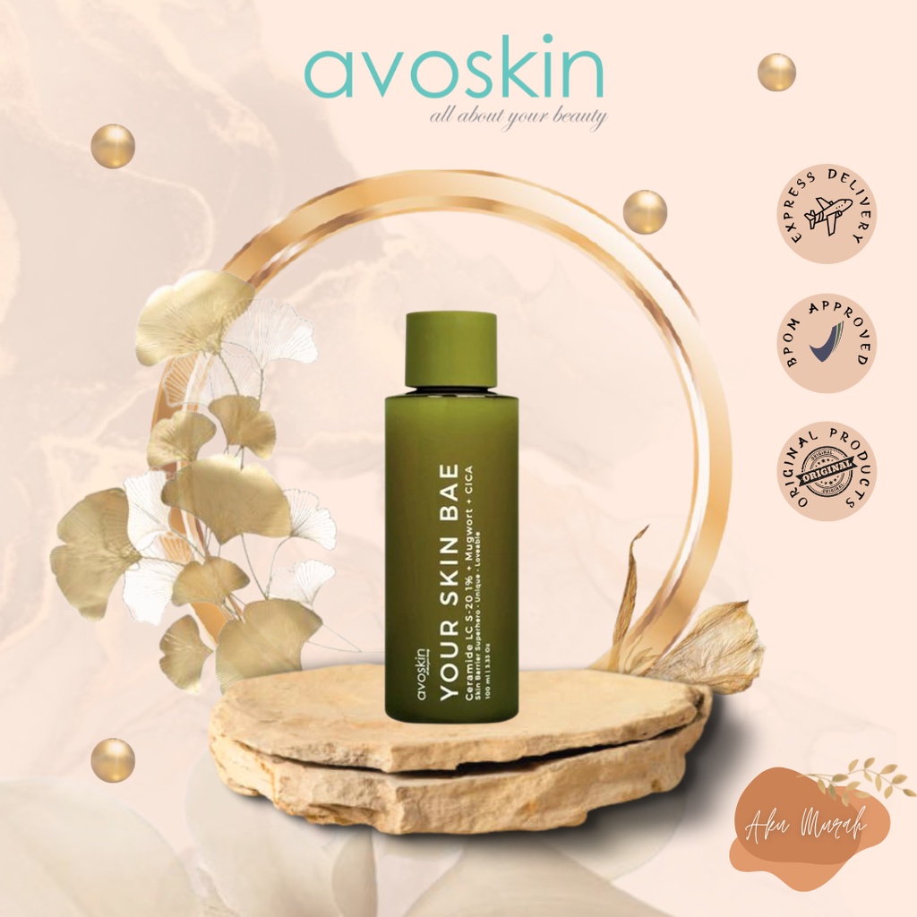 ✨ AKU MURAH ✨ Avoskin Your Skin Bae Ceramide LC S-20 1% + Mugwort + Cica Toner BPOM