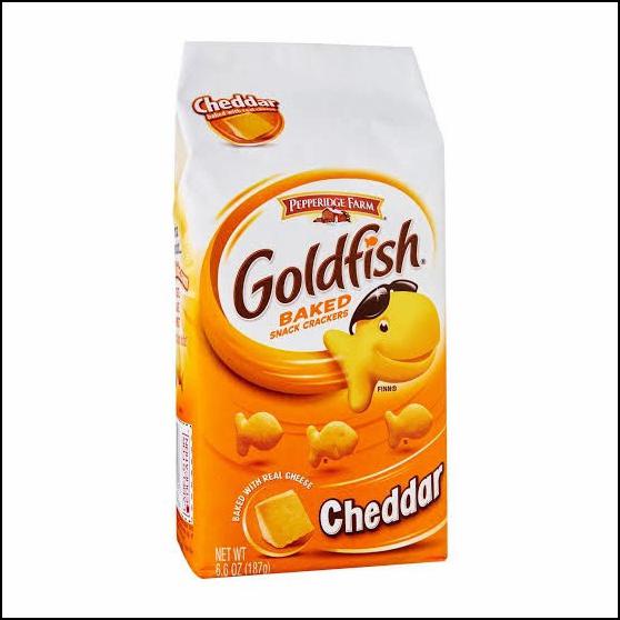 

PEPPERIDGE FARM GOLDFISH BAKED SNACK CRACKERS CHEDDAR GOLD FISH