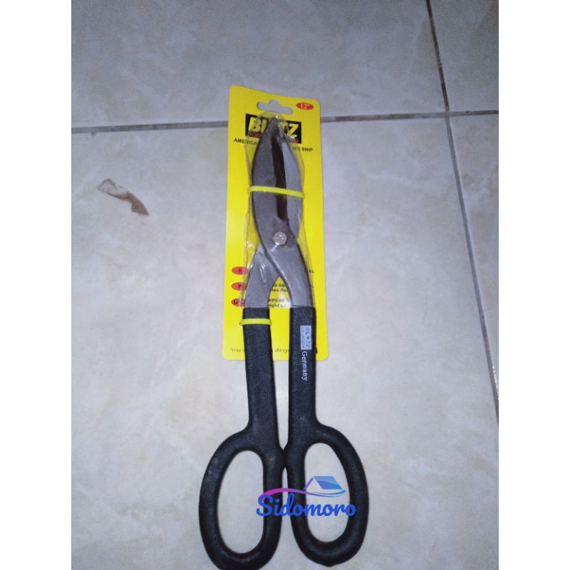 

Gunting seng, talang ukuran 12" merek Blitz