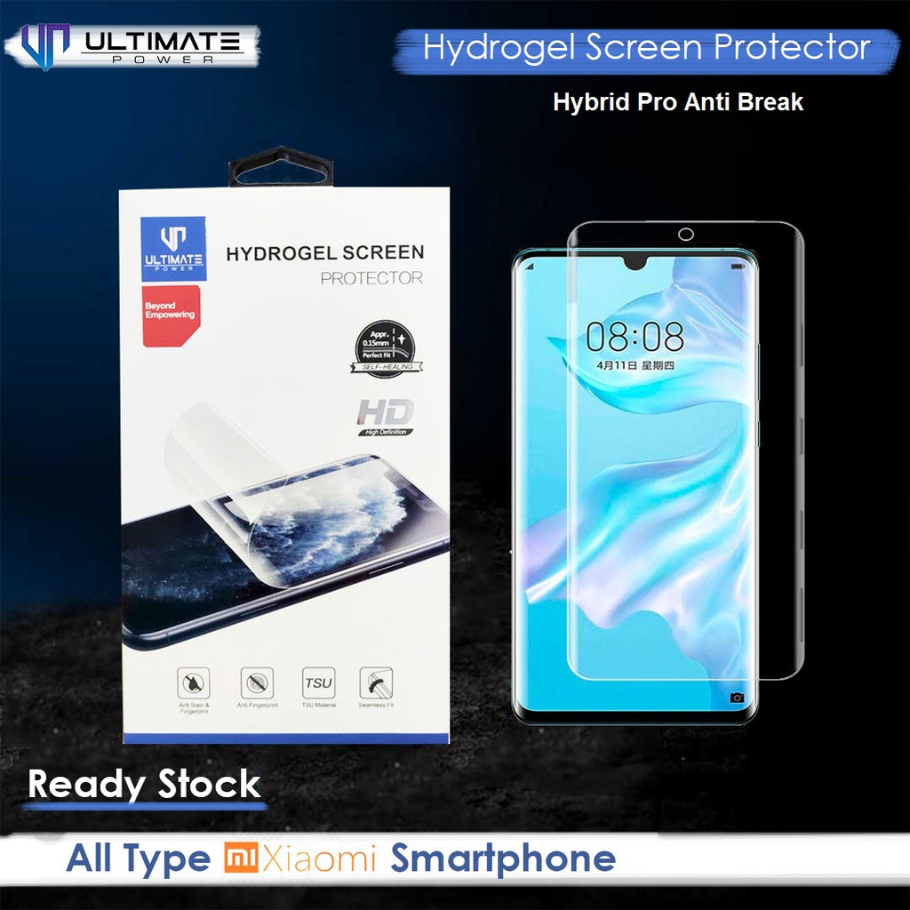 Anti Gores XIAOMI Note 9 Ultimate Power Hydrogel Screen Protector  o