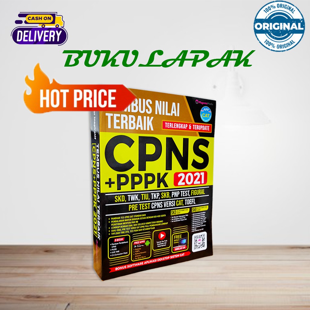BUKU CPNS 2021 TEMBUS NILAI TERBAIK CPNS + PPPK - BUKU CPNS PPPK 2021 - BUKU TES CPNS 2021