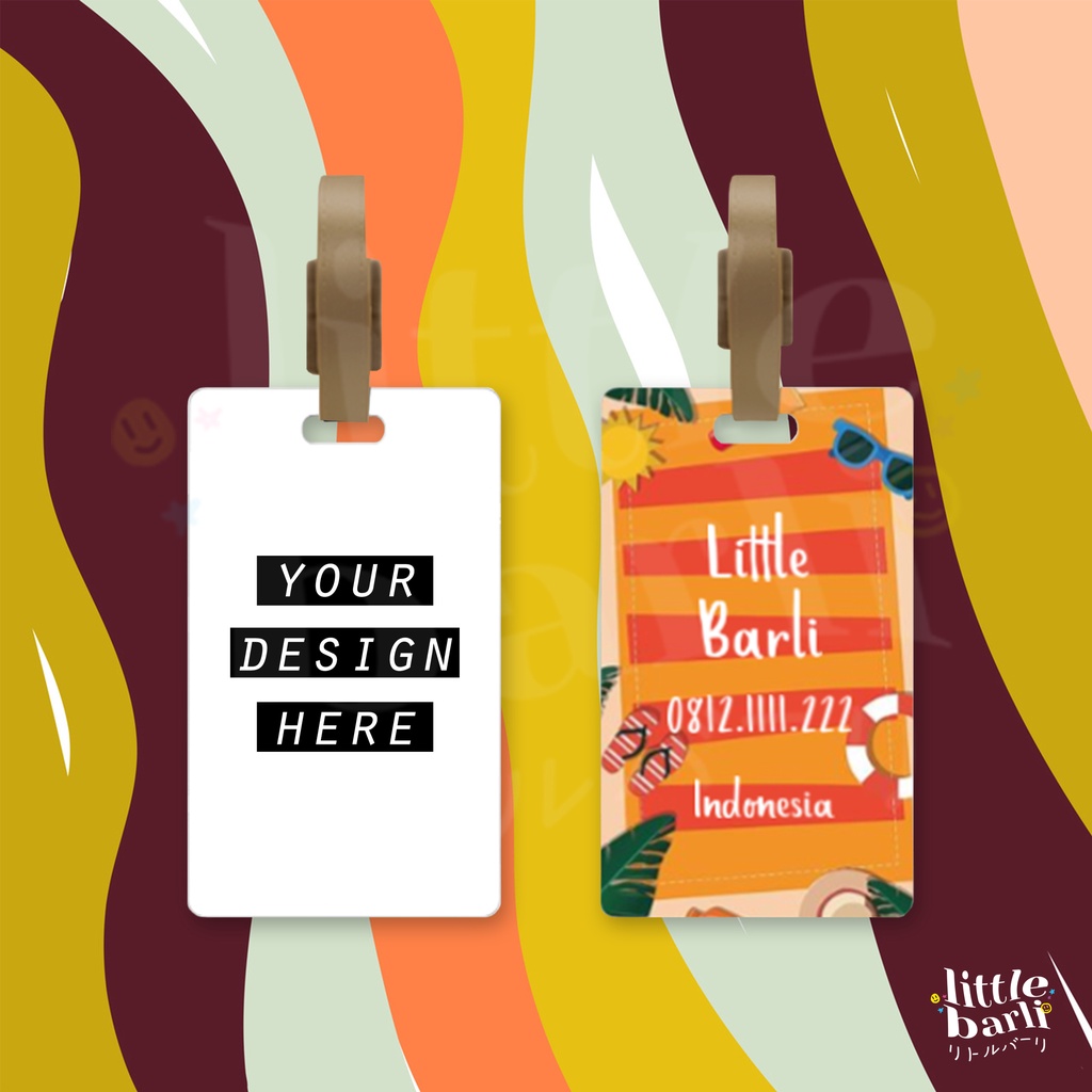 Luggage Tag / Luggage Tag Custom / Tag Koper / Penanda Tas / Penanda Koper